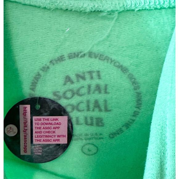 Anti Social Social Club Hoodie | ASSC Size Large | Authentic | Brand New - Picture 5 of 6